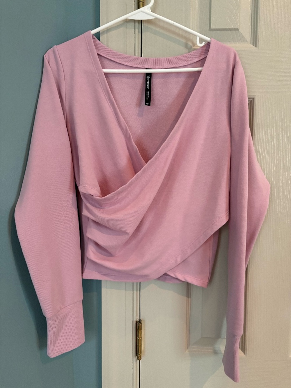 MPG Sport - Primp Cross Front Tee in Pink